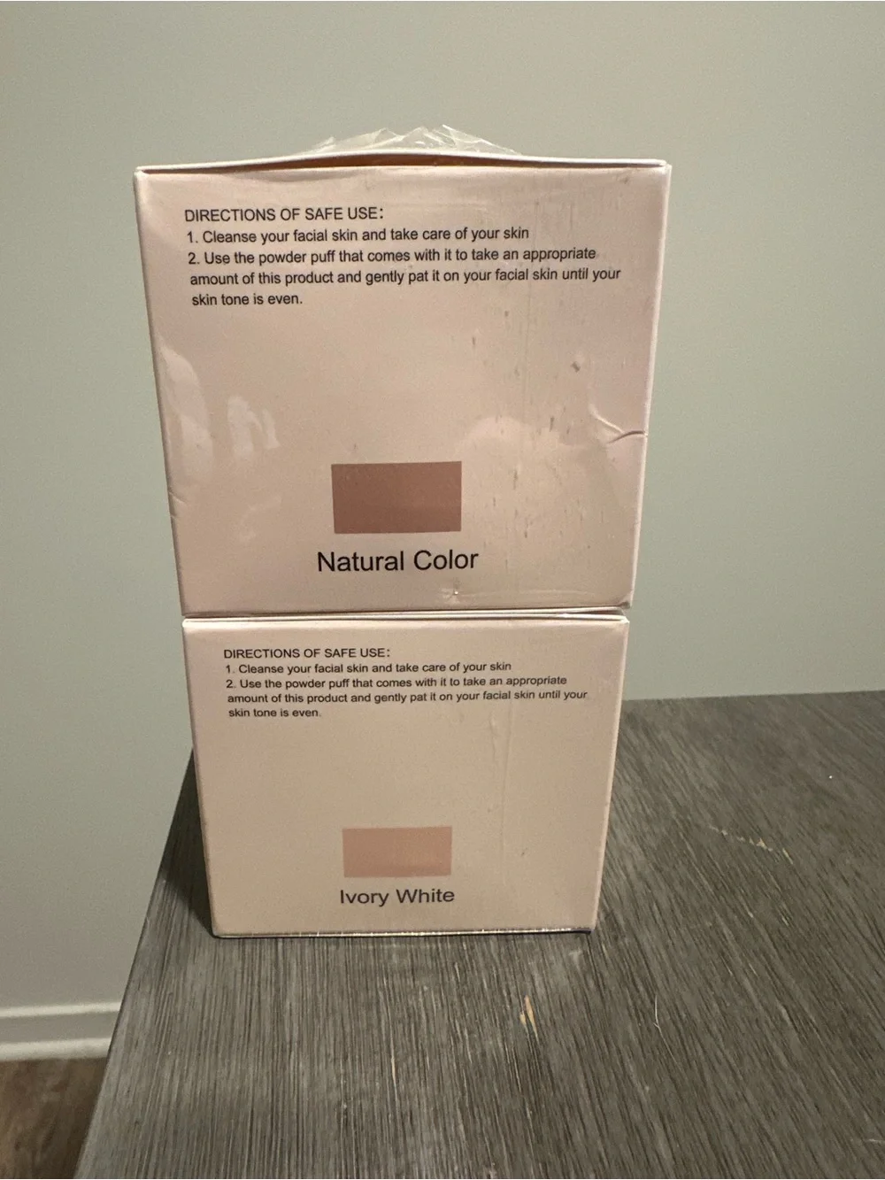 HUSH Foundation Cushion - Natural Color & Ivory White (2 pack)